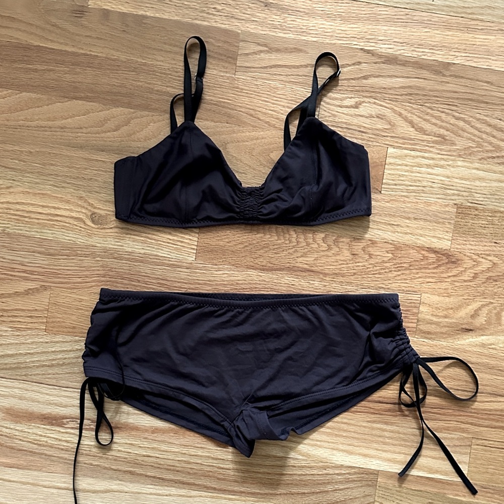 Malia Mills Eggplant Swimwear Set